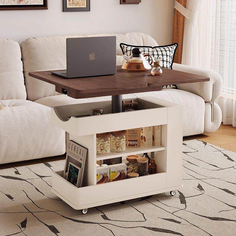 可移动边几折叠升降茶几桌小户型客厅家用阳台小茶桌台沙发边柜,住宅家具,移动边几/推车,淘宝优惠券,粉丝福利购,淘宝优惠卷