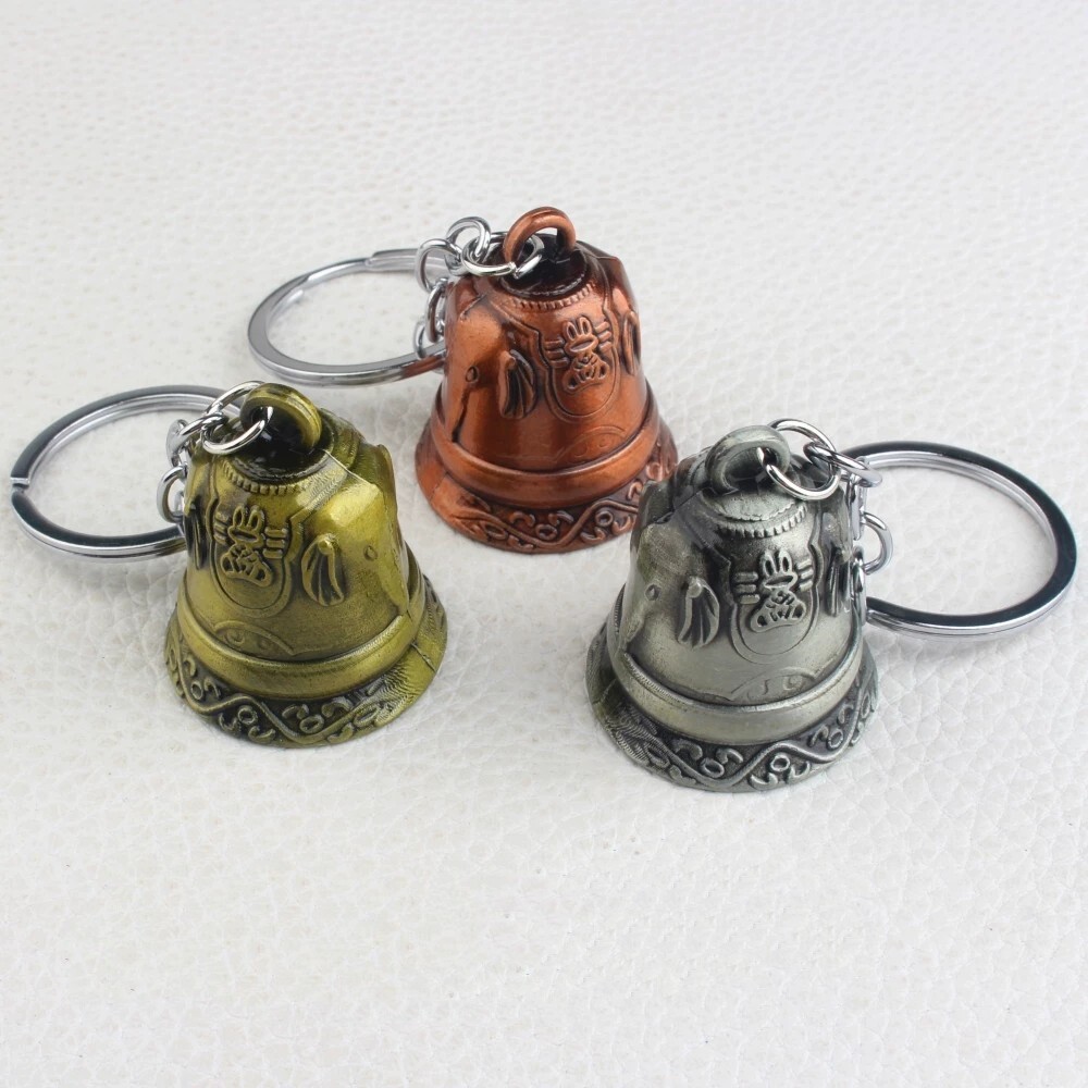 仿古风金属铃铛钥匙链小礼品