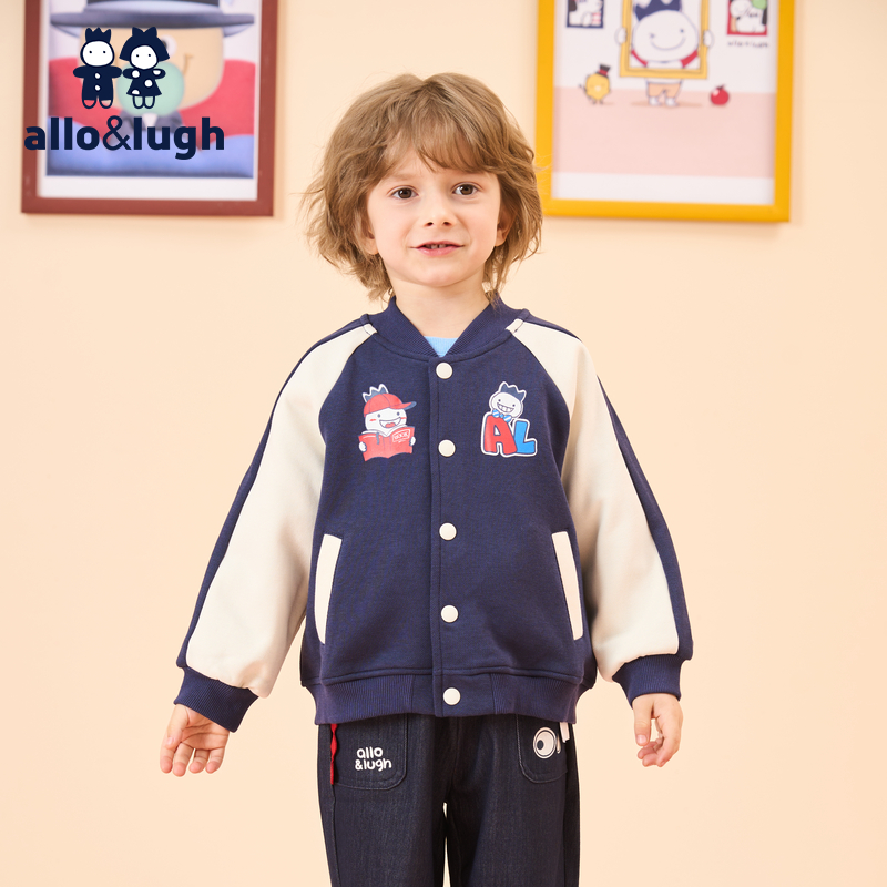 阿路和如秋款棒球外套上衣