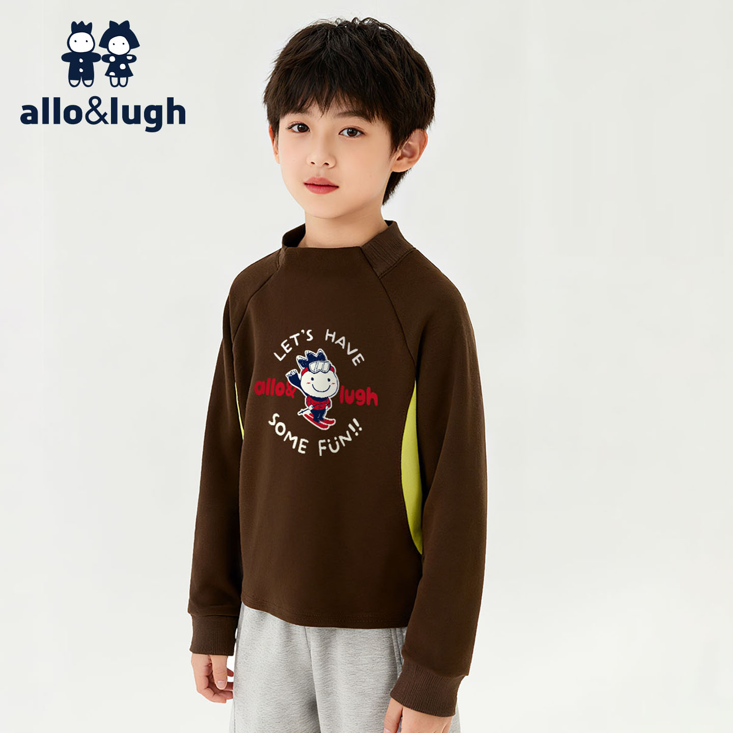 阿路和如儿童卫衣2025春秋季套头衫春秋小童秋款童装秋装上衣外套