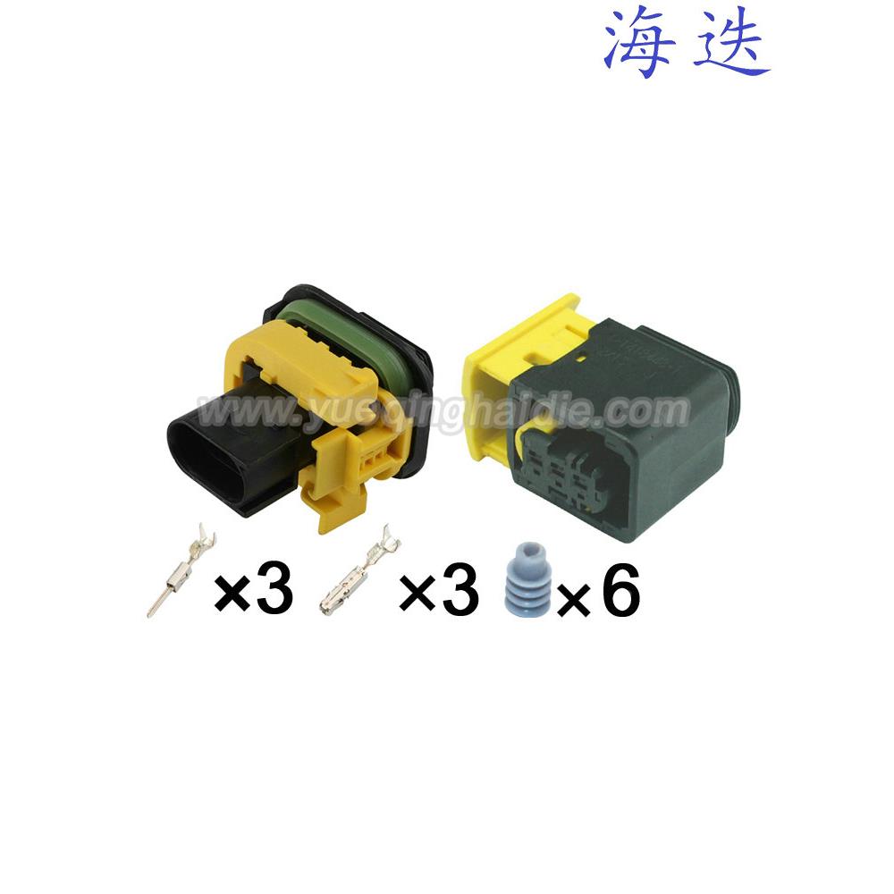 DJ7033B-1.5-11/21 车用接插件1-1418448-1连接器插头1-1703843-1