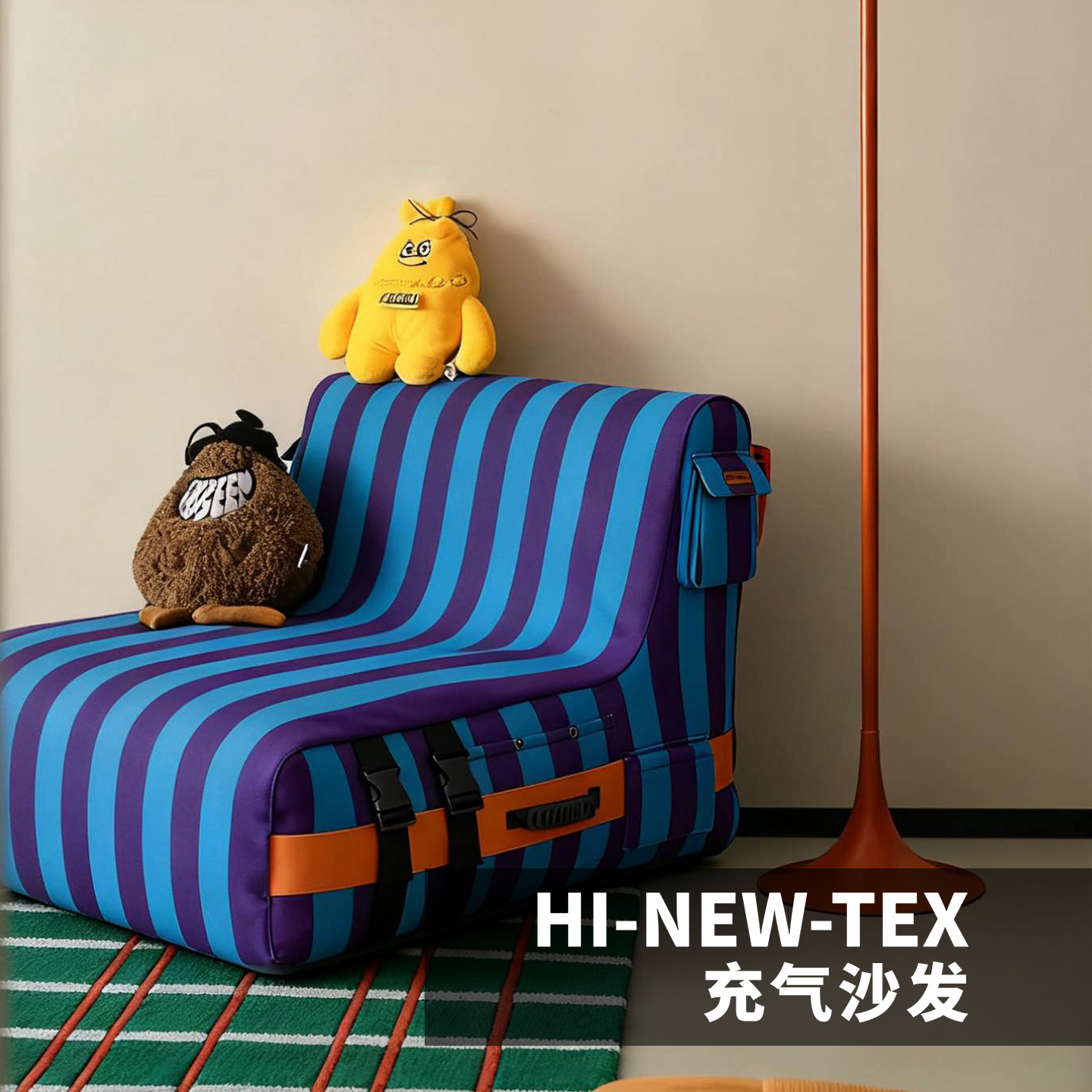 户外露营懒人沙发椅充气沙发云座