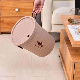 加厚塑料过滤圆形茶渣桶排水桶客厅家用茶叶桶茶具垃圾桶便携