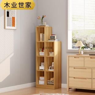 夹缝收纳柜15公分宽飘窗实木书架20cm25cm30cm窄边柜靠墙定制超薄