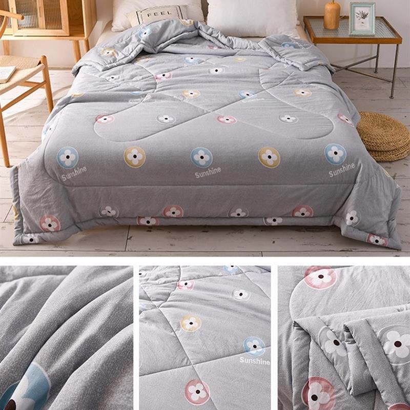 可机洗全棉空调被纯棉夏被可裸睡加厚保暖春秋冬被棉被芯学生宿舍