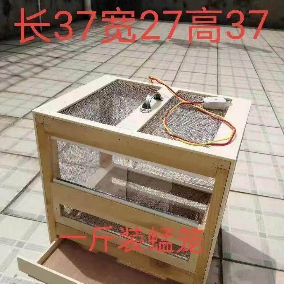 昆虫养殖笼喂养蚂蚱笼蝈蝈蚱蜢箱笼蟋蟀笼类实木加不锈钢网