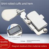 老式 缝纫机磁铁工业平车薄料卷拉管家用机弯折卷边工具