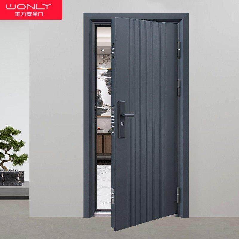 WL王力D3防盗门进户门家用入户门带气窗玻璃钢质农村室外大门工程