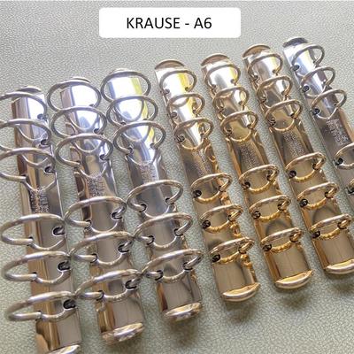 KRAUSE德国进口活页环奇葩A6金色银色可替换拆卸活页夹