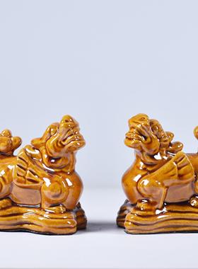 陶瓷吸财笔绣一对，风水解笔绣一对，红笔绣一对