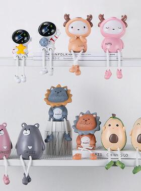 ins风北欧可爱个性吊腿吊脚娃娃少女心房间装饰品卧室内小摆件设