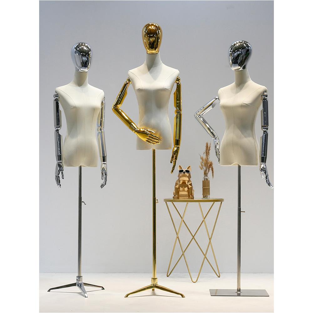 服装店女模特货架橱窗婚纱模特道具女模特展示架全身半身女模特电