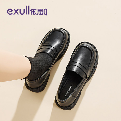 乐福鞋平底依思Q新款圆头休闲
