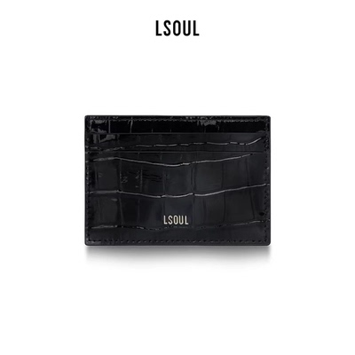 LSOUL 2025新款鳄鱼纹钱包女短款小众设计感高级感轻奢精致零钱包