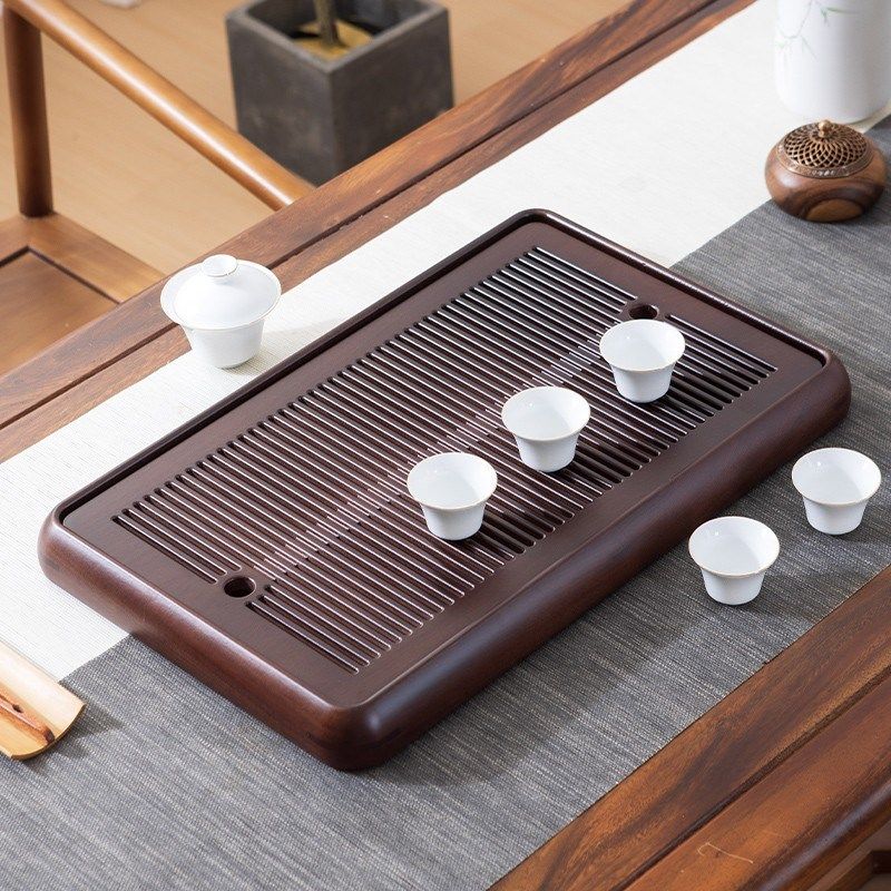 中式底蕴手工精制花梨实木茶盘20C24新款家用沥水盘办公室干泡茶,餐饮具,茶盘,淘宝优惠券,粉丝福利购,淘宝优惠卷