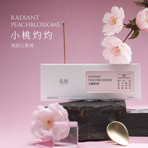 沁桂小铁盒便携线香送金属香插