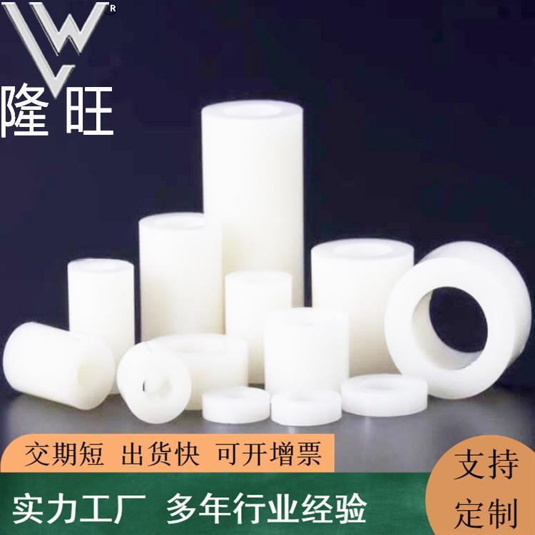 .四氟管PTFE四氟套管聚四氟乙烯塑胶空心圆柱塑料四氟管