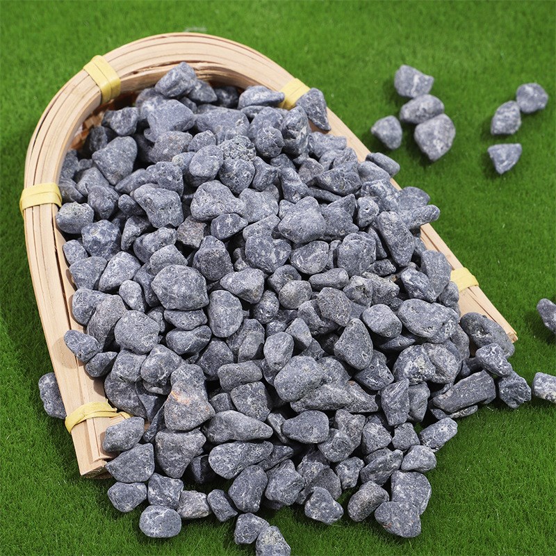黑色水洗石 厂j家工程铺路灰色砾石小石子园艺枯山水石水磨石