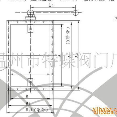 【质量保证】DJ41W-0.1JC 矩形手动风量调节阀