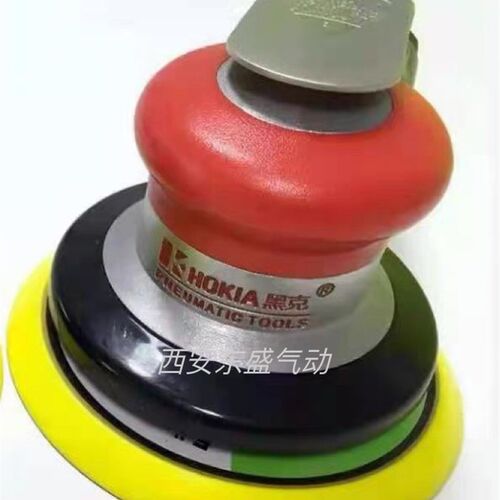 HOKIA黑克5寸气动打磨机汽车抛光打蜡木工专业干磨机金属喷漆除锈