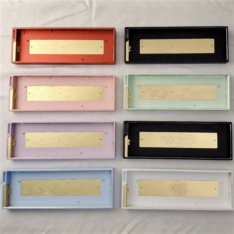 Hy60键盘铝壳带高光版本送左配wooting60HE通用有电池仓支持三模