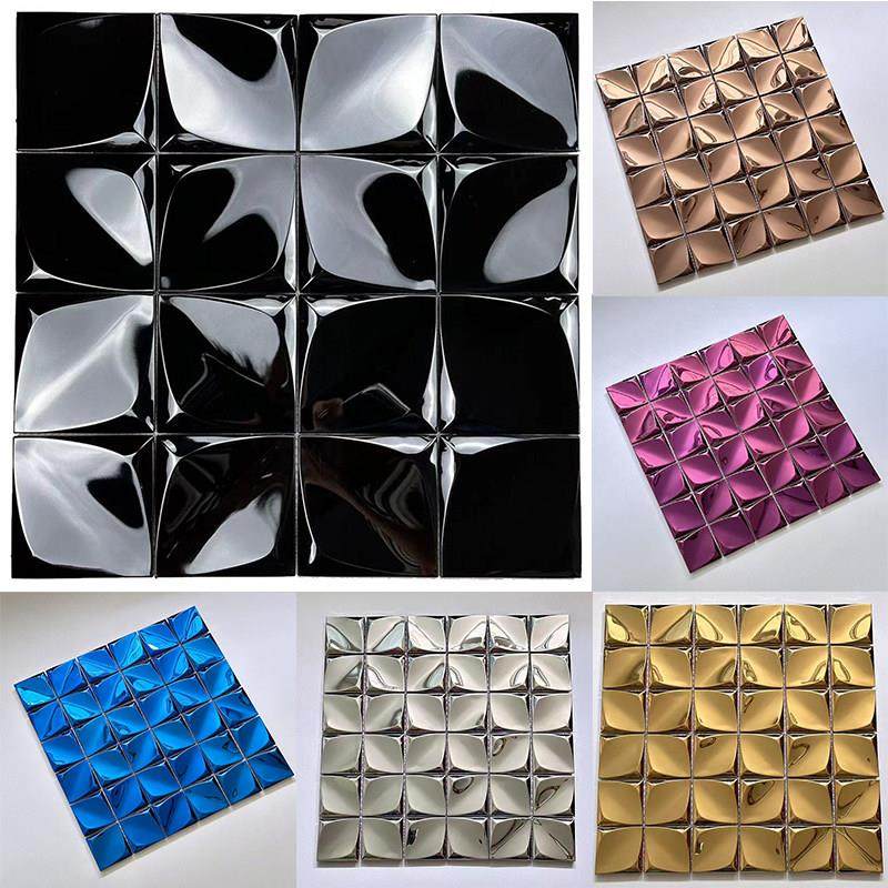 黑色镜面金属马赛克墙贴客厅吧台背景墙立体自粘背胶不锈钢瓷砖,3C数码配件,USB多功能数码宝,淘宝优惠券,粉丝福利购,淘宝优惠卷