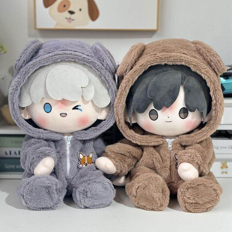 策策虎冬日狗狗40cm棉花娃娃衣服坐体一番赏替换无属性公仔玩偶服