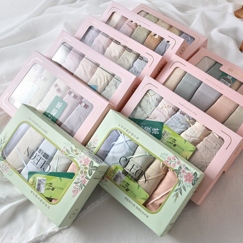 5条装美拉尔乳酸裤女士内裤3108 3095 3096 3121 3123  3137 1502