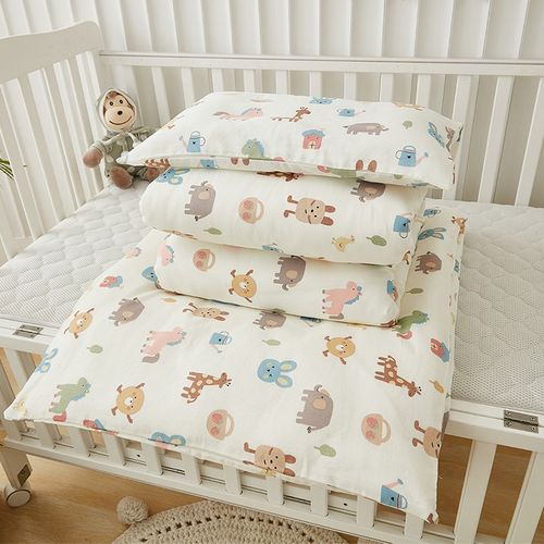 a类纱布儿童被套单件1.2米1.5m床全棉卡通婴儿宝宝幼儿园被罩