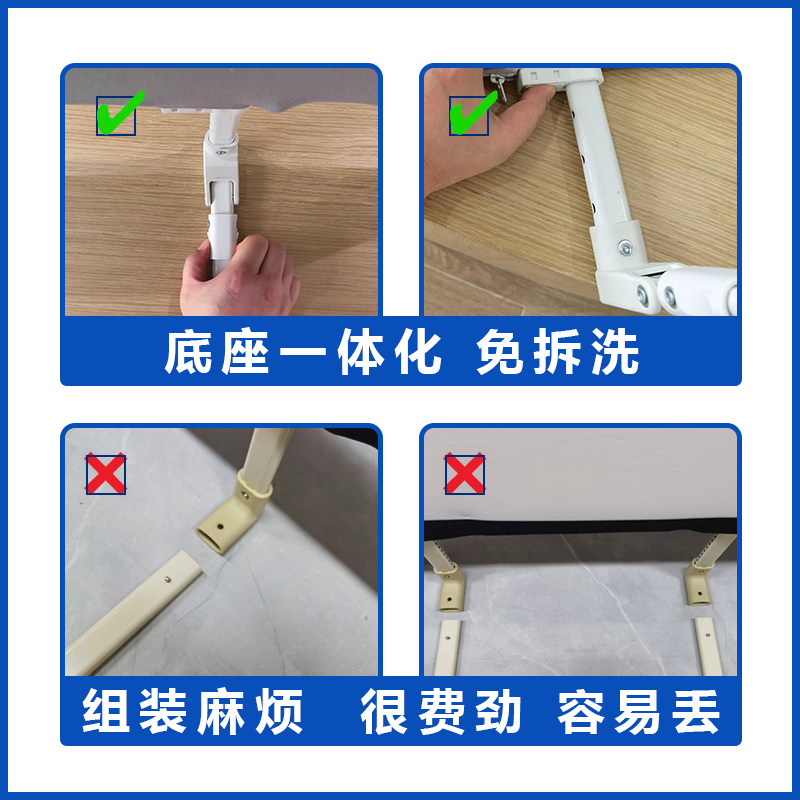 免安装床围栏宝宝防摔防护栏可携式可折叠旅行护栏婴儿童安全挡板