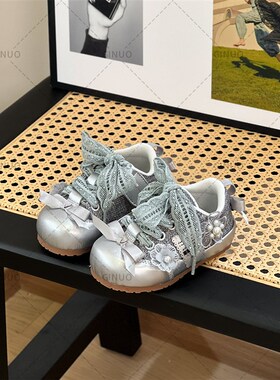 1530码宝宝软底学步鞋休闲女小童低帮板鞋秋季新款洋气公主鞋