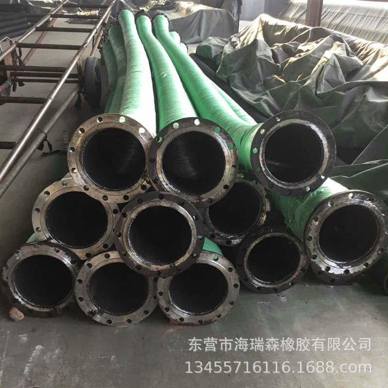 优质大口径橡胶疏浚钢丝管高强度钢丝缠绕吸排水泥沙橡胶钢丝软管
