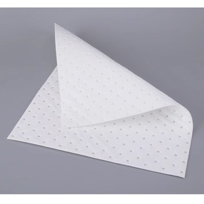 4MM贝多工业吸油棉片40x50CM吸油不吸水 白色带窝点 加厚100片