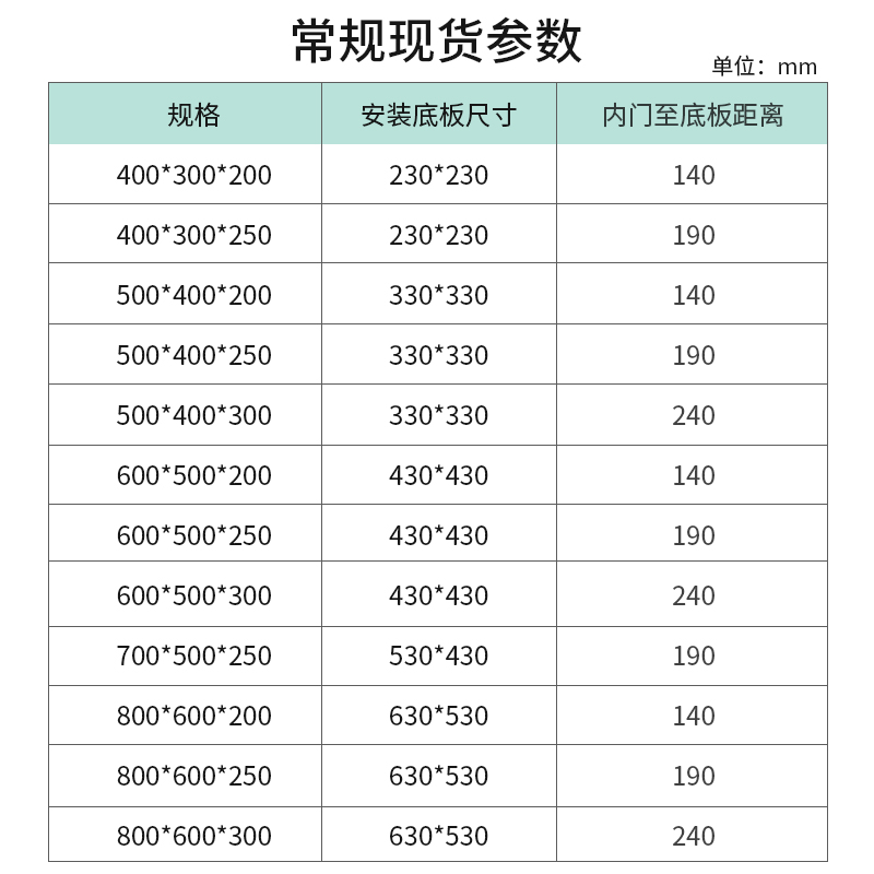 户外双层门不锈钢配电箱304/201内外门控制箱室外防水监控仪表箱