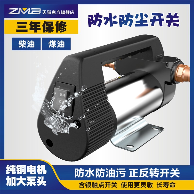 正反转电动抽油泵12V24V220V伏自吸泵油泵直流柴油泵加油机抽油器