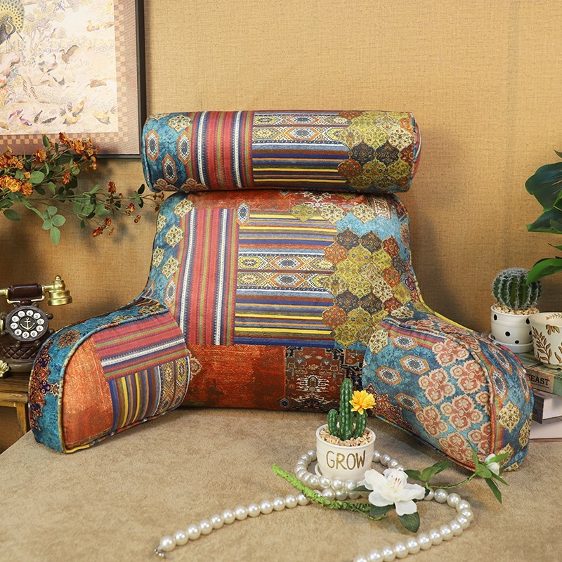 美式床头靠枕大靠背垫护腰护颈腰靠垫飘窗台沙发孕妇喂奶老人靠背