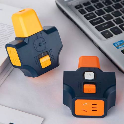 纯铜大功率插座插排插板带线多功能充电延长线工地拉不脱地拖带锁