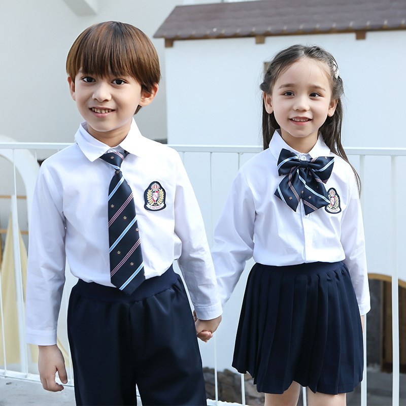 中小学生英伦风校服学院风班服儿童衬衫套装幼儿园园服秋季新款潮