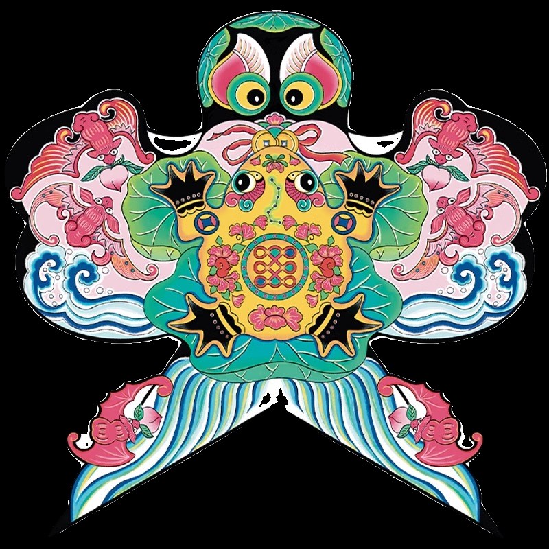 王的手创 非遗手工潍坊大小风筝摆件纸鸢diy材料包传统沙燕竹骨架