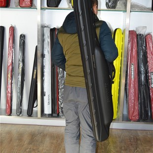 肯格鲁硬壳竿包路亚包1.2 1.45超轻便携鱼竿海竿大容量大肚包 1.3