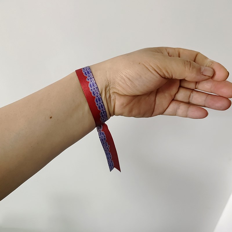 定制手环腕带重复使用涤纶丝带音乐会活动会议入场识别带