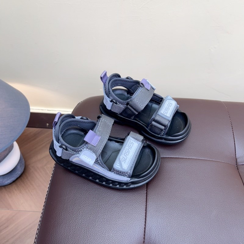 男童夏天凉鞋露趾小童软底轻便沙滩童鞋2-3岁宝宝溯溪鞋防滑新款