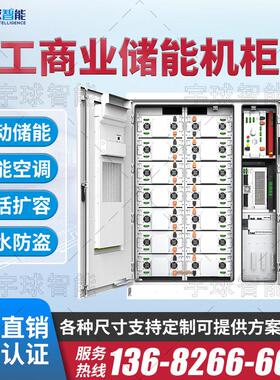 工商业储能机柜 215kWh储能IP65/55户外储能电池柜防水防尘带制冷