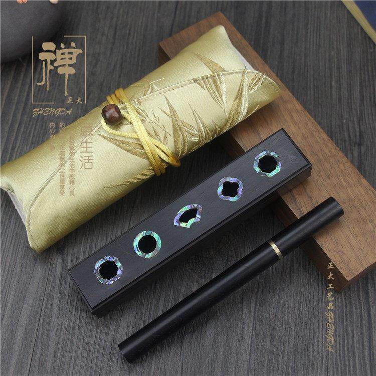 黑檀木螺钿小香盒 熏香炉木质卧香盒香薰点香器便携旅行套装定制,家居饰品,香薰炉,淘宝优惠券,粉丝福利购,淘宝优惠卷