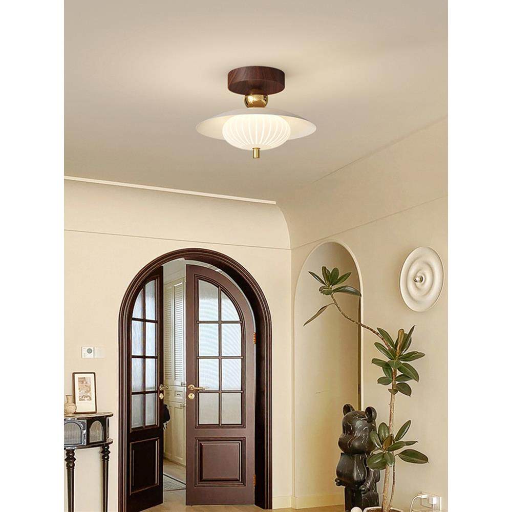 中世纪风格的过道灯，时尚创意的飞碟天花板灯，法式覆古阳台走廊,家装灯饰光源,厨卫/阳台/玄关/过道吸顶灯,淘宝优惠券,粉丝福利购,淘宝优惠卷