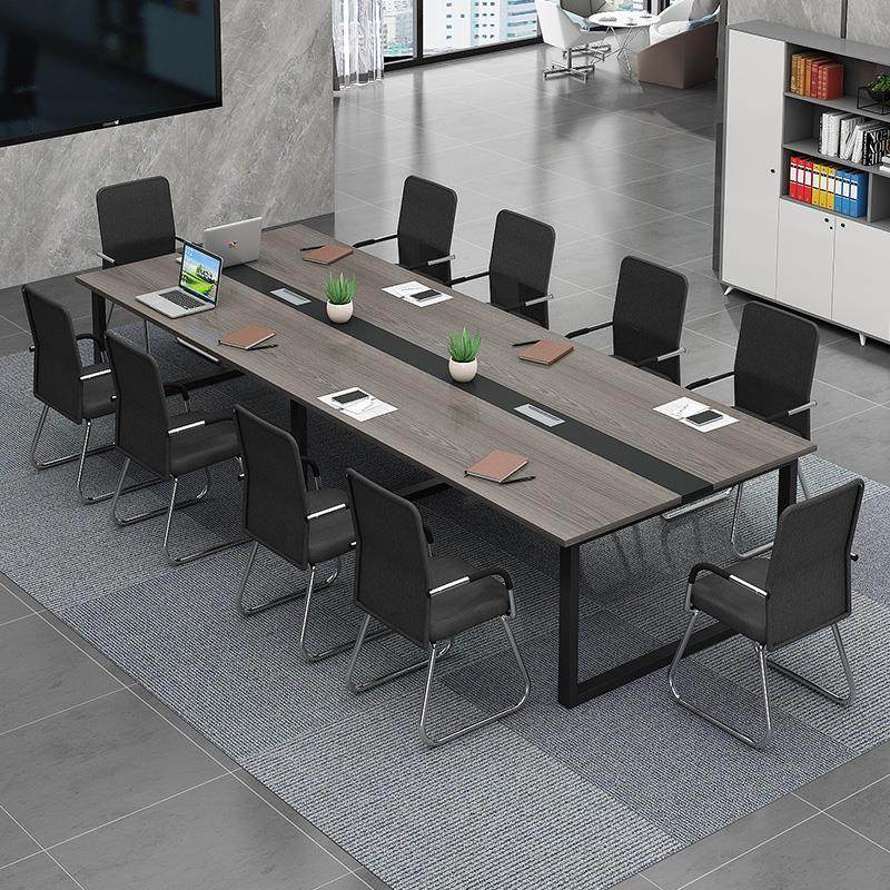 会议桌长桌简约现代办公桌椅组合会议室办公长条桌子工作台员工位
