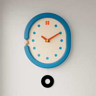 2025新款创意中古风钟表覆古座钟 桌面高级感时钟摆件摆放式座钟