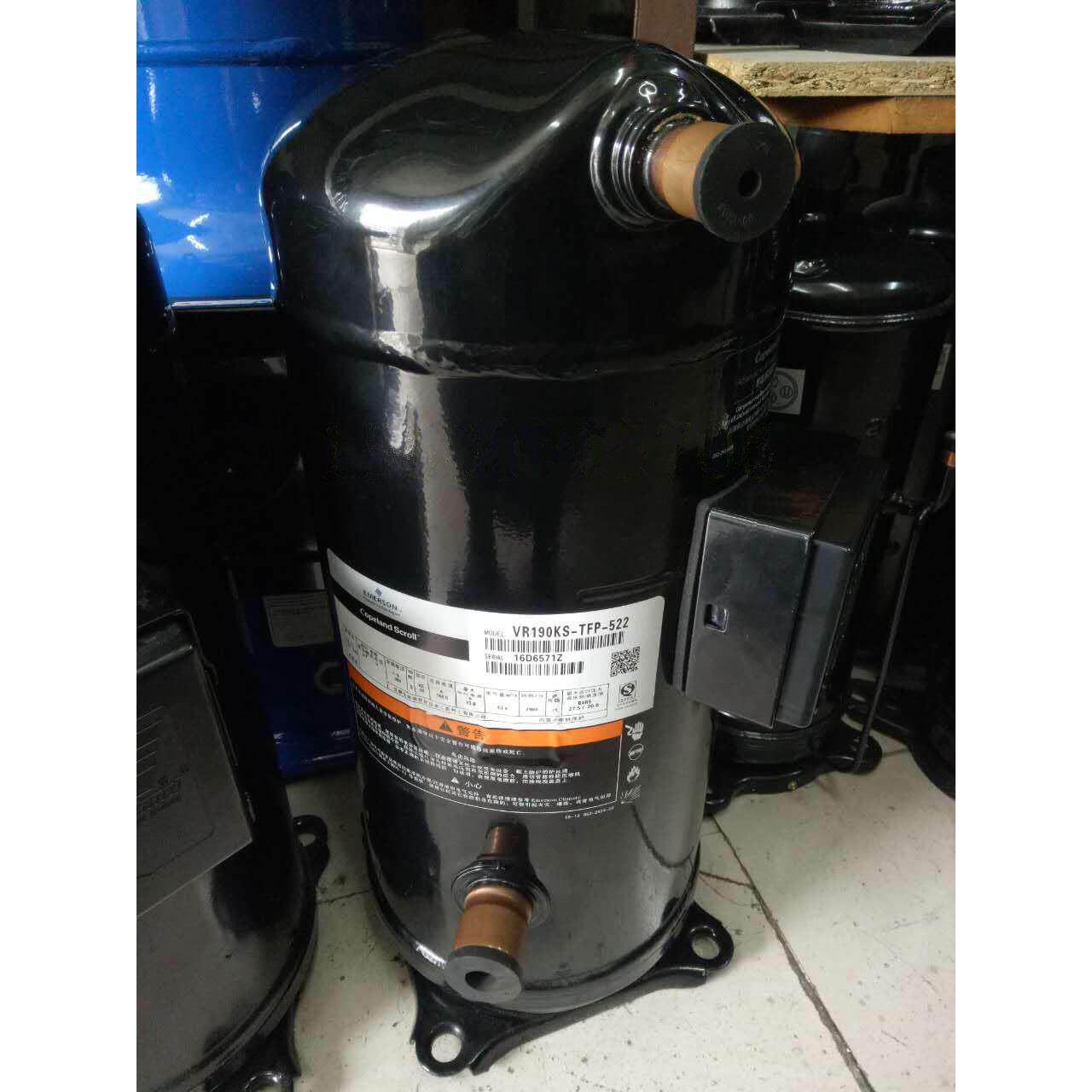 全新ZR190KC-TFD-522 VR190KS-TFP-522原装谷轮15匹空调压缩机KSE