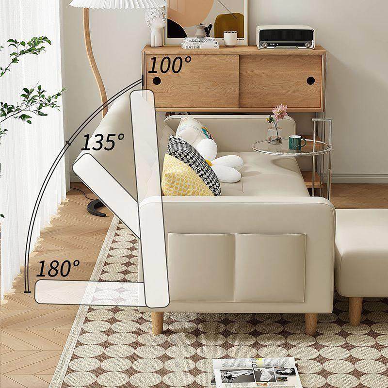 可折叠科技布沙发床一体机两用客厅和卧室小公寓简易出租房现代和