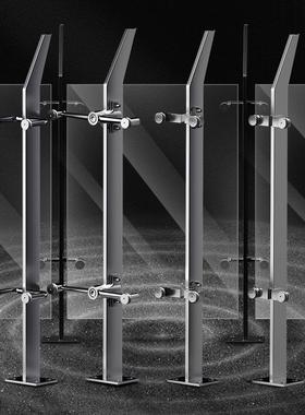 建鼎不锈钢立柱楼梯阳台扶手玻璃栏杆工程立柱非标定制护栏304201